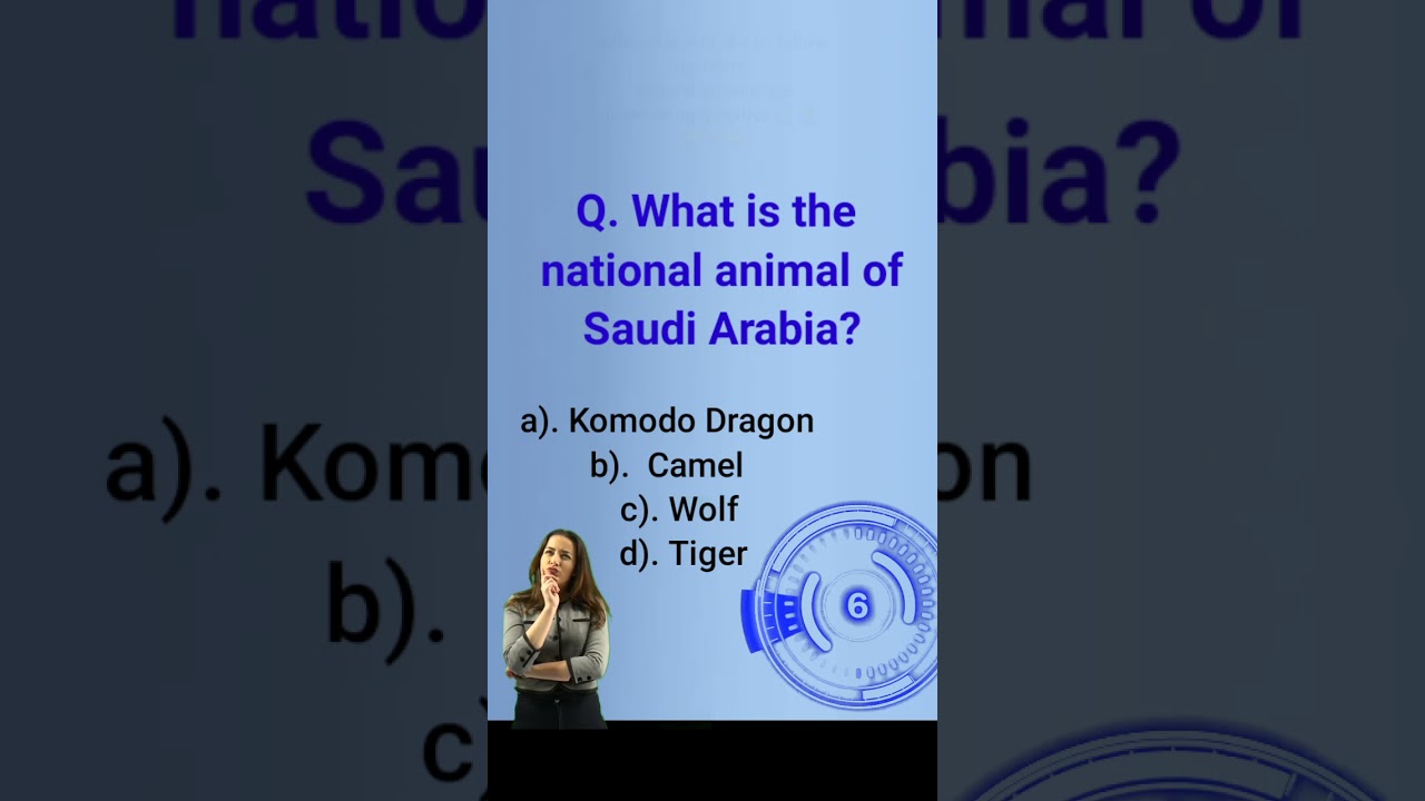 National animal of Saudi Arabia? 