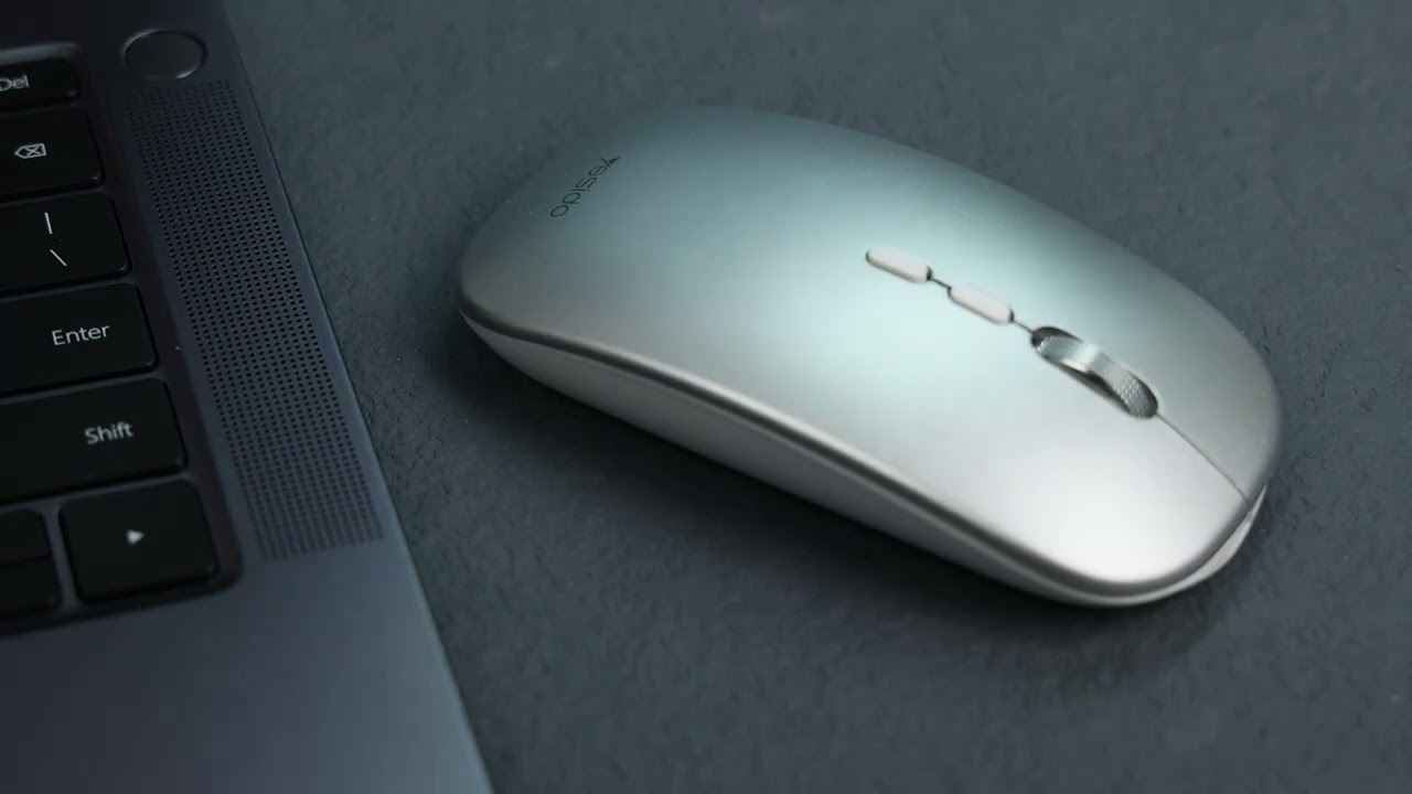 Yesido 2.4g Wireless Mouse, Ergonomic Design Streamlined