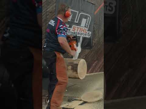 Fastest Cut with a STIHL MS 661 EVER #stihltimbersports #extremesports #chainsaw #stihl #lumberjack