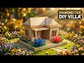 How to Make a Simple Miniature House from Cardboard (With Measurements)