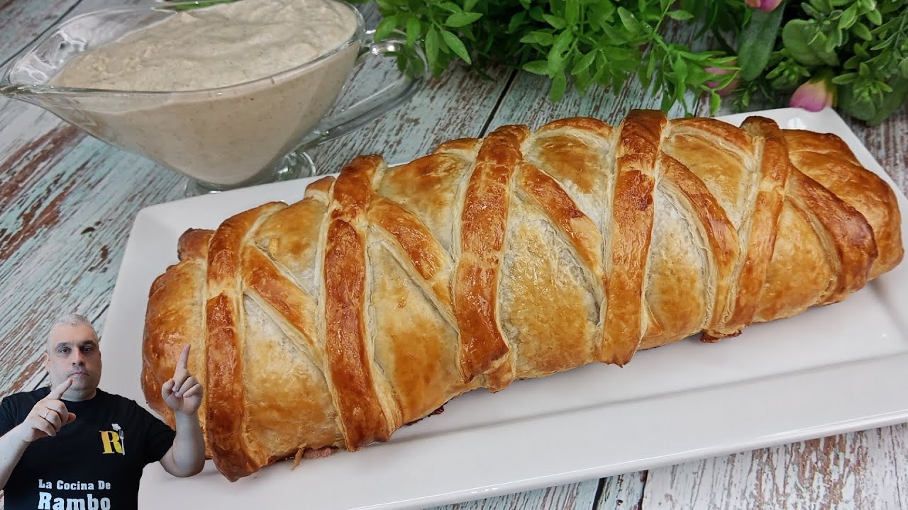 El Solomillo Wellington de Cerdo más fácil del mundo! Te Sorprenderá 🤩🎄- Especial Navidad