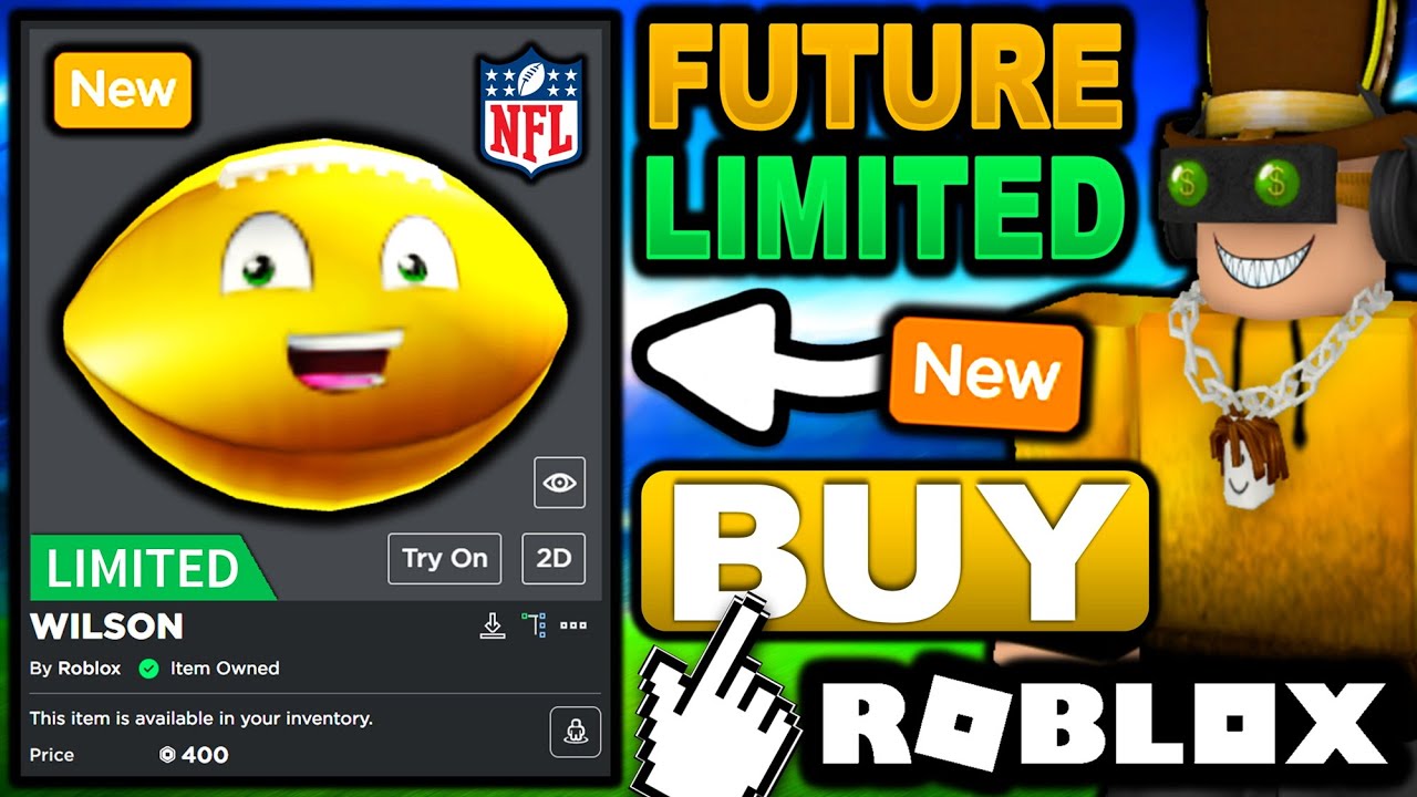 HOW TO GET NFL Wilson Golden Football Head! NEW LIMITED ITEM! (ROBLOX
