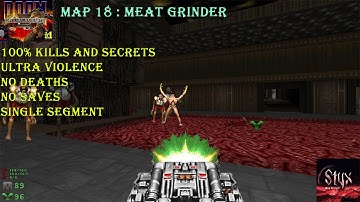 Doom 2 : 25 Years on Earth Map 18 - Meat Grinder ( Ultra Violence 100% )
