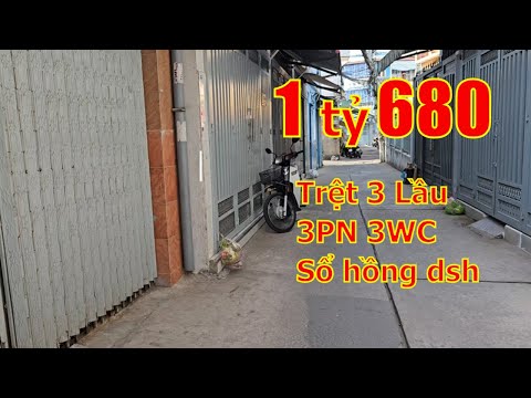 💥1 tỷ 680💥nhà Quận 8 giá rẻ, trệt 3 lầu 3PN 3WC 3 ban công, hẻm 20 Mễ Cốc P15Q8, sổ hồng đồng sở hữu