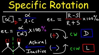 Optical Activity - Specific Rotation 