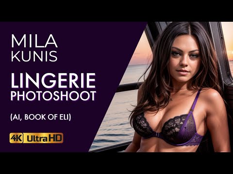 Mila Kunis Lingerie Photoshoot (AI Girl, Stable Diffusion)