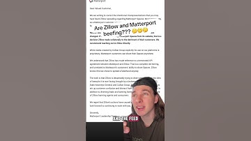 Zillow & Matterport drama explained 💀# #zillow #matterport #realestatetech #realtorlife