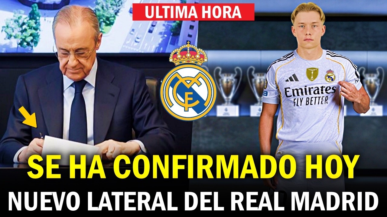 ¡NUEVO FICHAJE! ¡LATERAL IZQUIERDO! ¡CONFIRMADO! ¡NOTICIAS DEL REAL MADRID!