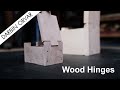 Building a wood hinge box basic woodworking project