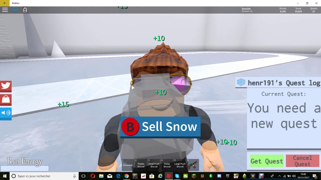 2 Roblox Snow Shevelink Simulator Noli Vs Pingouin - noli roblox games