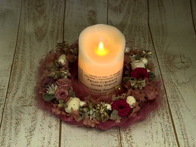 キャンドルリース