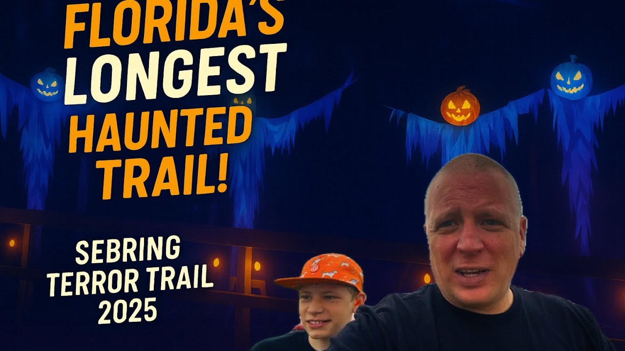 Выживание на самой длинной тропе с привидениями во Флориде! | Sebring Terror Trail 2025 Полный оп...