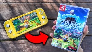 me compré el ZELDA Link's Awakening para mi Nintendo Switch 😃 Unboxing y gameplay en la Lite