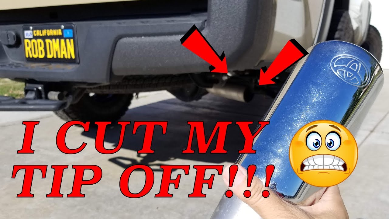 ZIP TIE TRICK TO CUT EXHAUST 