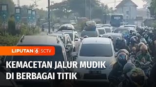 Pemudik di Berbagai Titik Wilayah Terjebak Macet | Liputan 6