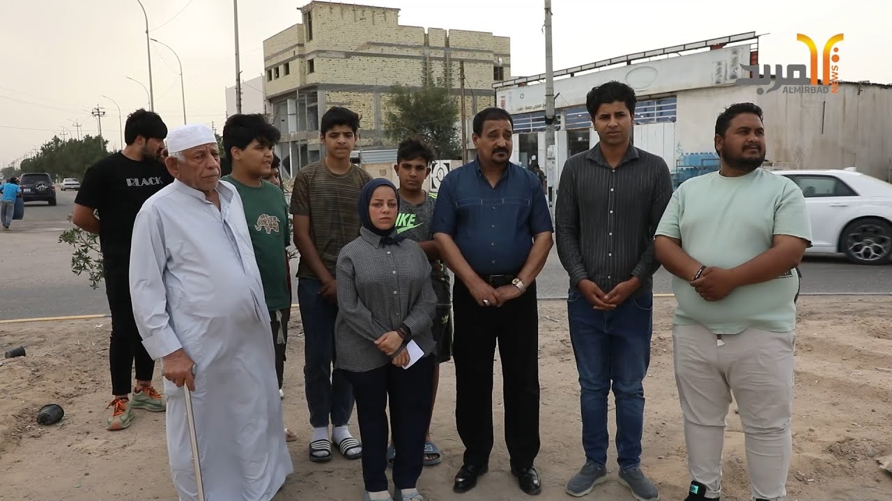 وقفة في ناحية خور الزبير للمطالبة بتعيين مديرا لها #المربد