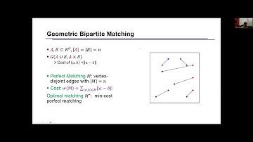 Sharath Raghvendra: Sub-Quadratic Exact Algorithms for Geometric k-Disjoint Path Cover