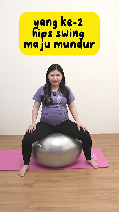 GERAKAN GYMBALL UNTUK IBU HAMIL DI ATAS 35 MINGGU 🤰🏻✨ SENAM BOLA HAMIL ❤️ PREGNANCY WORK OUT ✨