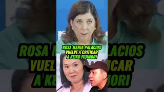 ESCANDALO Rosa Maria Palacion critica a Keiko Fujimori y dice Me da verguenza ajena