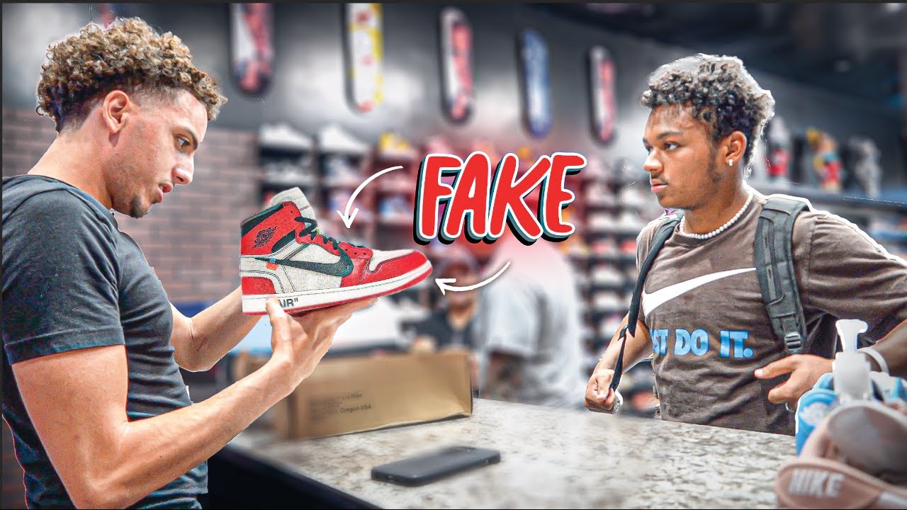 He Tried Selling Fake Jordans Youtube