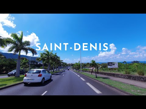 DRIVING SUBURB SAINT-DENIS LA RÉUNION 🇷🇪 4K⁶⁰