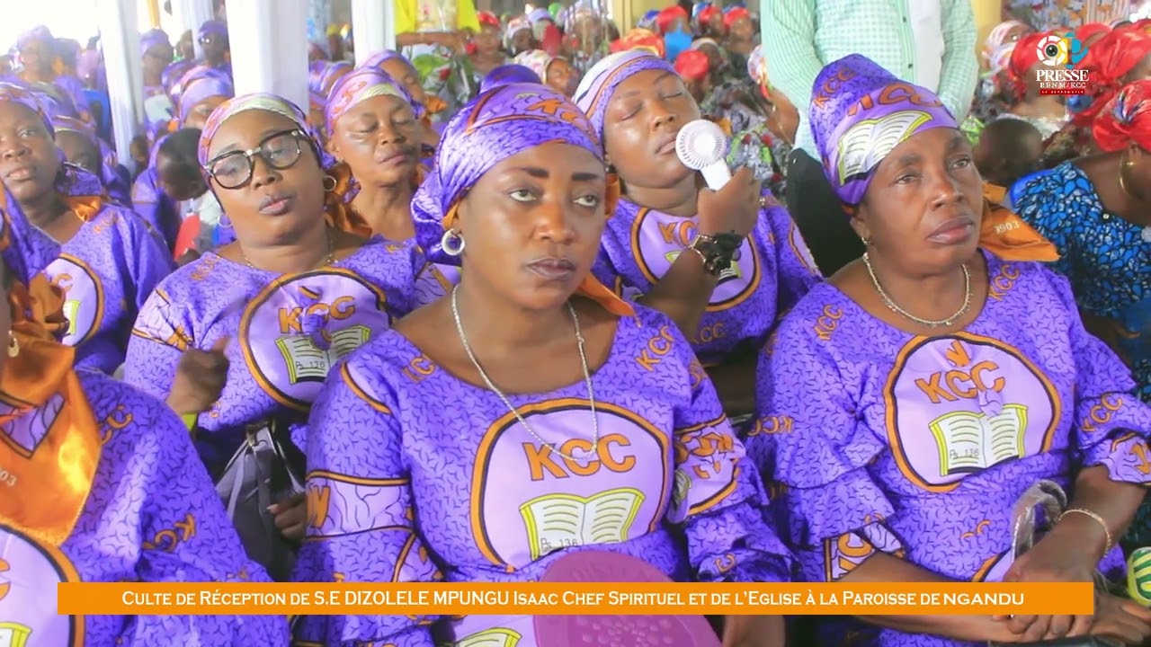 Culte de la réception officielle du chef spirituel et de l’église à la paroisse de Ngandu