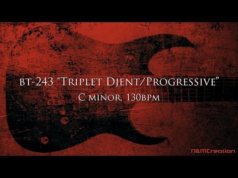 triplet-djent/progressive-metal-backing-track-in-cm-|-bt-243