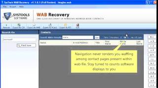 SysTools WAB Recovery Tool