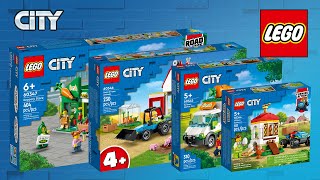 ALL LEGO® City Farm sets 2022 [4in1](1045 pcs) Step-by-Step Building Instructions | TopBrickBuilder