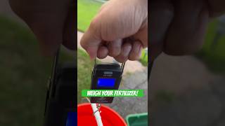 Weigh Your Fertilizer For Proper Application Rate #Shorts #Lawncare