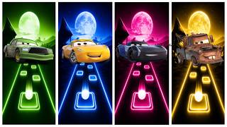 🏁 Cars Neon Challenge | Chick Hicks vs Cruz Ramirez vs Jackson Storm vs Mater 🚗🔥 screenshot 4