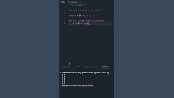 Python 3 | The Simple yet Powerful Enumerate Function! #python3 #coding #programming