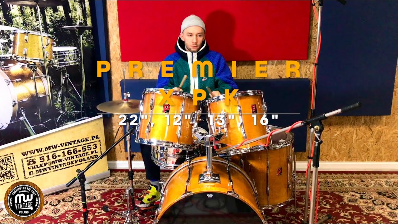 MW-Vintage.pl - Premier XPK Rock 22", 12", 13", 16" Topaz