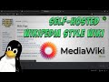 Selfhosted wikipedia style wiki with mediawiki on debian