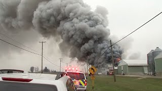 Flock of hens killed in 2-alarm egg farm fire