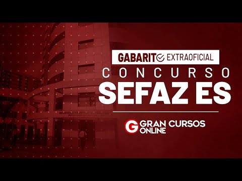 Gabarito Extraoficial Concurso SEFAZ ES