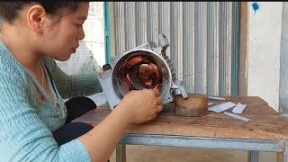 Repair burned electromechanical motors