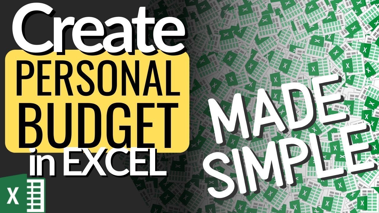 Create a Personal Budget from Scratch in Excel: Finance, Accounting ...