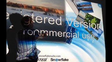 Massive 126" Touch Screen - Multitouch Rotation Demo - Touchless Touch