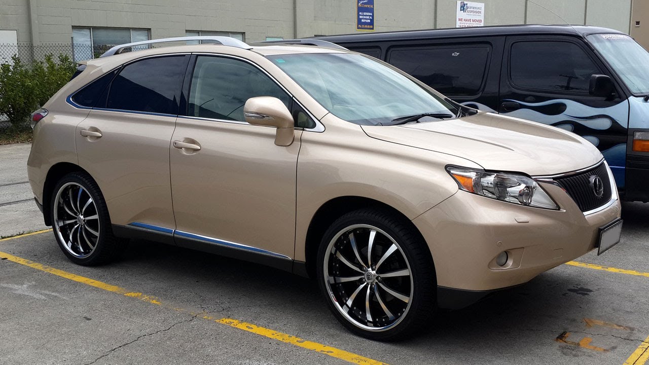 Lexus RX 350 Custom 22 Inch Lexani LSS10 Wheels YouTube