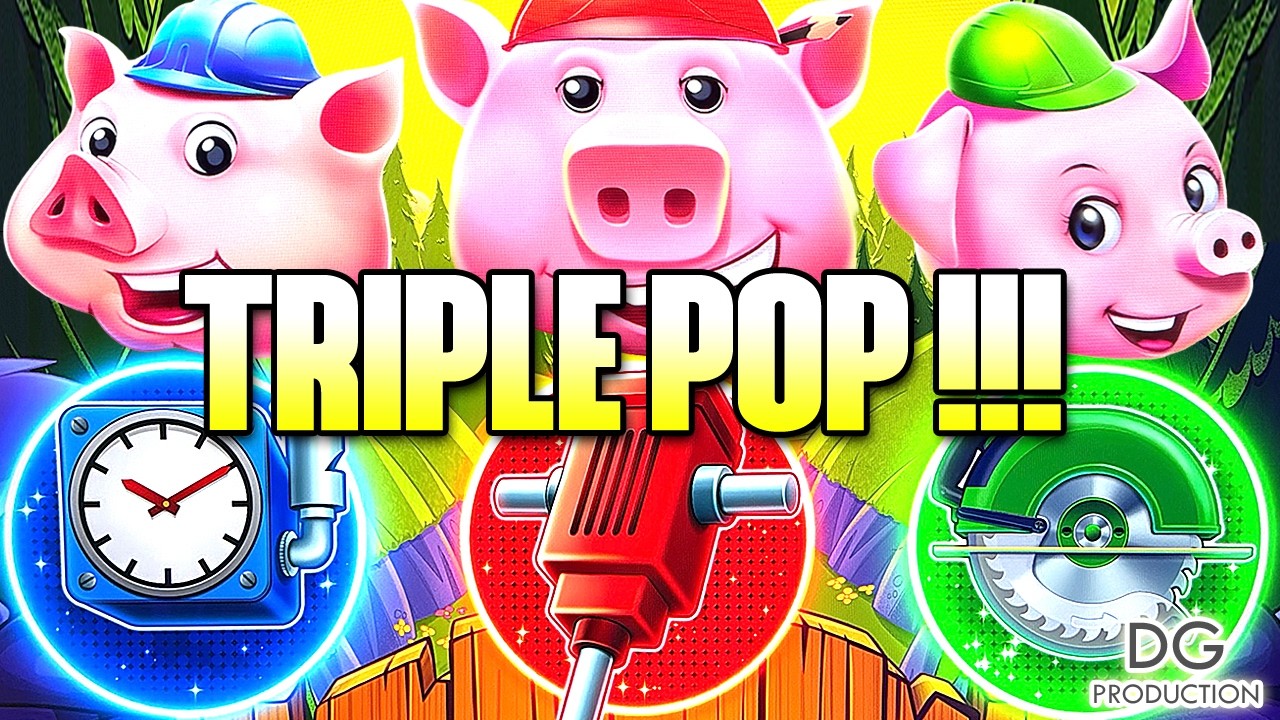 ‼️НАКОНЕЦ-ТО ДОСТАЛСЯ ИГРОВОЙ АВТОМАТ TRIPLE POP HUFF N TRIPLE PUFF КАЗИНО ЛАС-ВЕГАС МНОГО ОСОБНЯ...