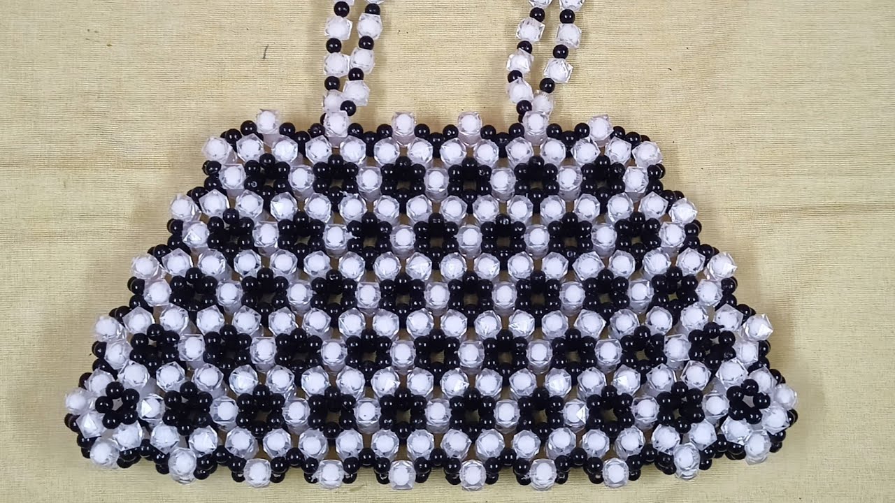 Beaded sunflower purse/How to make beaded sunflower purse/Putir bag