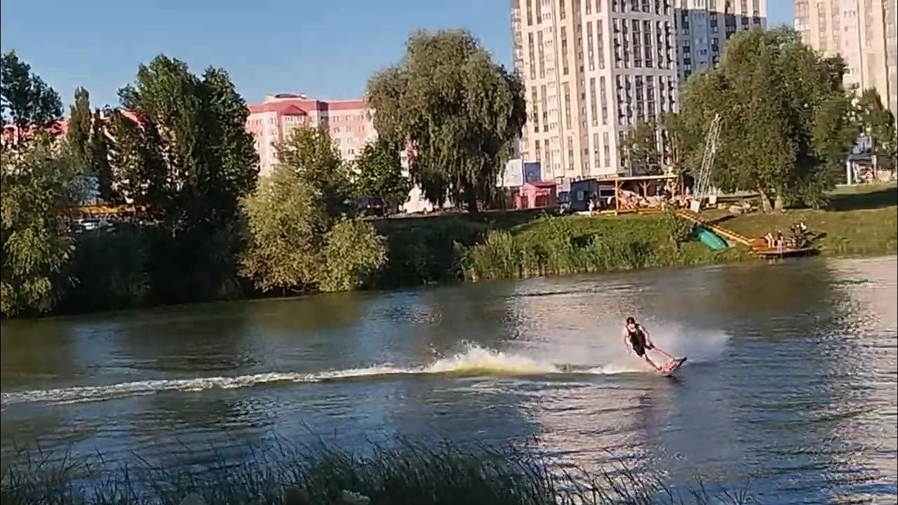 Водный скейт на моторе - YouTube