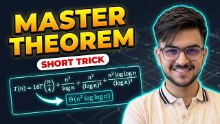 Solve Recurrence Relations in 1 Min Using Master's Theorem | Short tricks | ISRO,GATE SSC JE | BARC