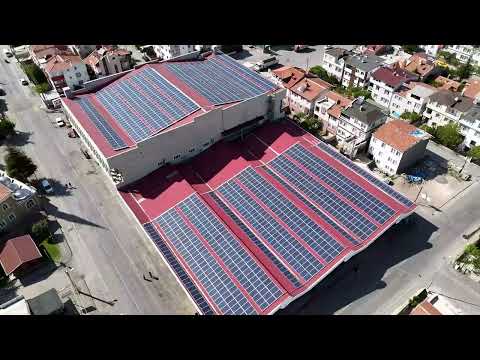 ÇEVRE DOSTU MELİKGAZİ, GES İLE ELEKTRİK ÜRETİMİNİ KAZANCA ÇEVİRİYOR