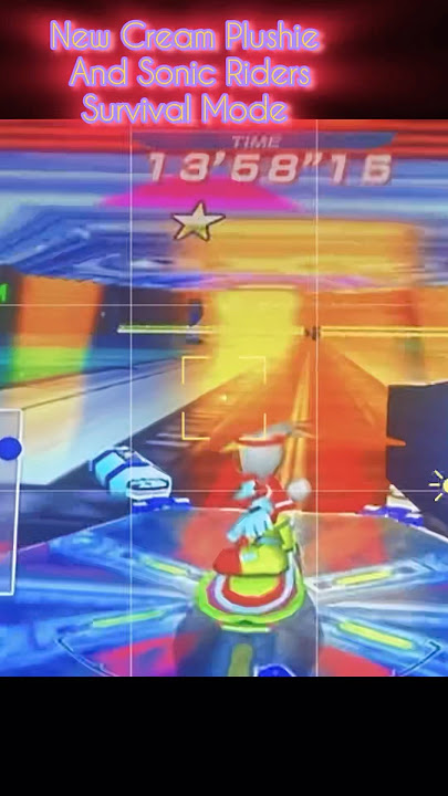 New Cream Plushie And Sonic Riders Survival Mode Edit #cream #creamtherabbit #sonicriders #short