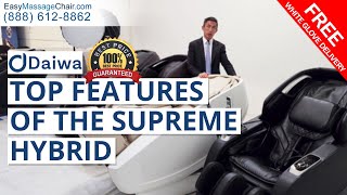 Daiwa Supreme Hybrid Massage Chair Top Features