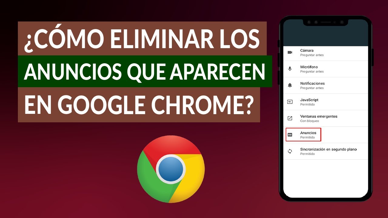 cobre literalmente Pef Cómo Quitar o Eliminar los Anuncios que Aparecen en Google Chrome? - YouTube