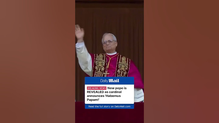 Cardinal Robert Francis Prevost has been named as the new Pope