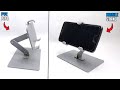 How To Make Mobile Stand At Home From PVC Pipe | Foldable Smartphone Holder